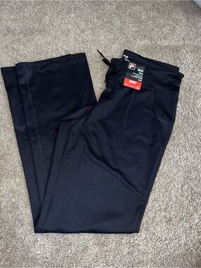 NWT FILA Sporto Women’s Black Bootcut mid rise XL Long Pants with Drawstring